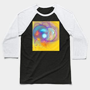 Planetary creation in yellow space Baseball T-Shirt